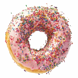 Photo d'un donuts avec glaçage rose et vermicelles Découvrez notre Donut Framboise Végétal, une création fruitée et gourmande qui ravira les amateurs de saveurs sucrées ainsi que les adeptes d'une alimentation végétale. Premièrement, ce donut offre une explosion de fraîcheur et de douceur qui comble vos envies de gourmandise.