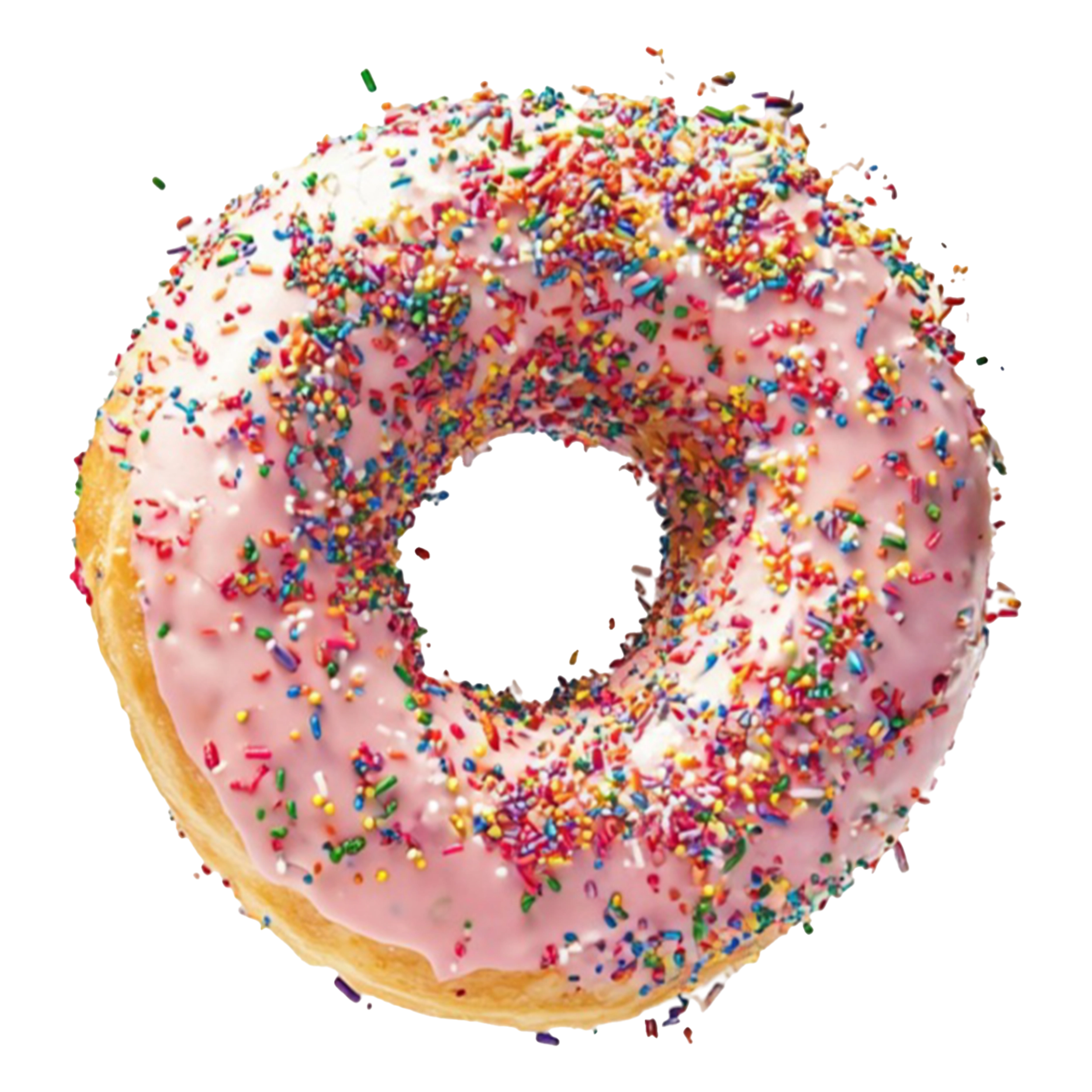 Photo d'un donuts avec glaçage rose et vermicelles Découvrez notre Donut Framboise Végétal, une création fruitée et gourmande qui ravira les amateurs de saveurs sucrées ainsi que les adeptes d'une alimentation végétale. Premièrement, ce donut offre une explosion de fraîcheur et de douceur qui comble vos envies de gourmandise.