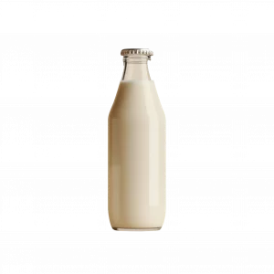 Bouteille en verre de lait d'avoine 33cl